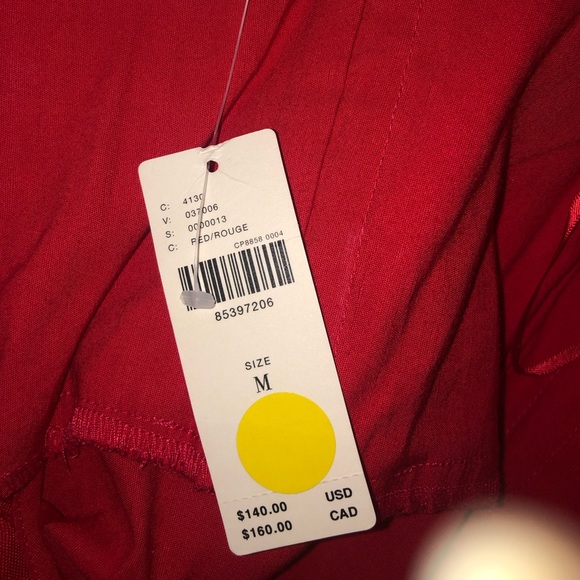 NWT Anthropologie Strapless Red Mini Dress – Size Medium - Picture 6 of 6